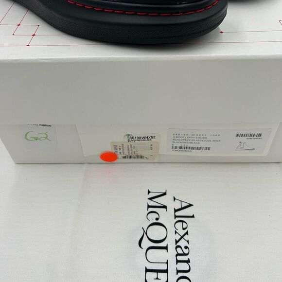 Men’s Alexander McQueen leather Chelsea boots size 43.5 made in Italy - Picture 5 of 7